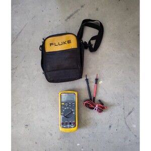 Clean Used Fluke 87V True RMS Meter w/ Leads T/C Input Multimeter 87-5 87 V